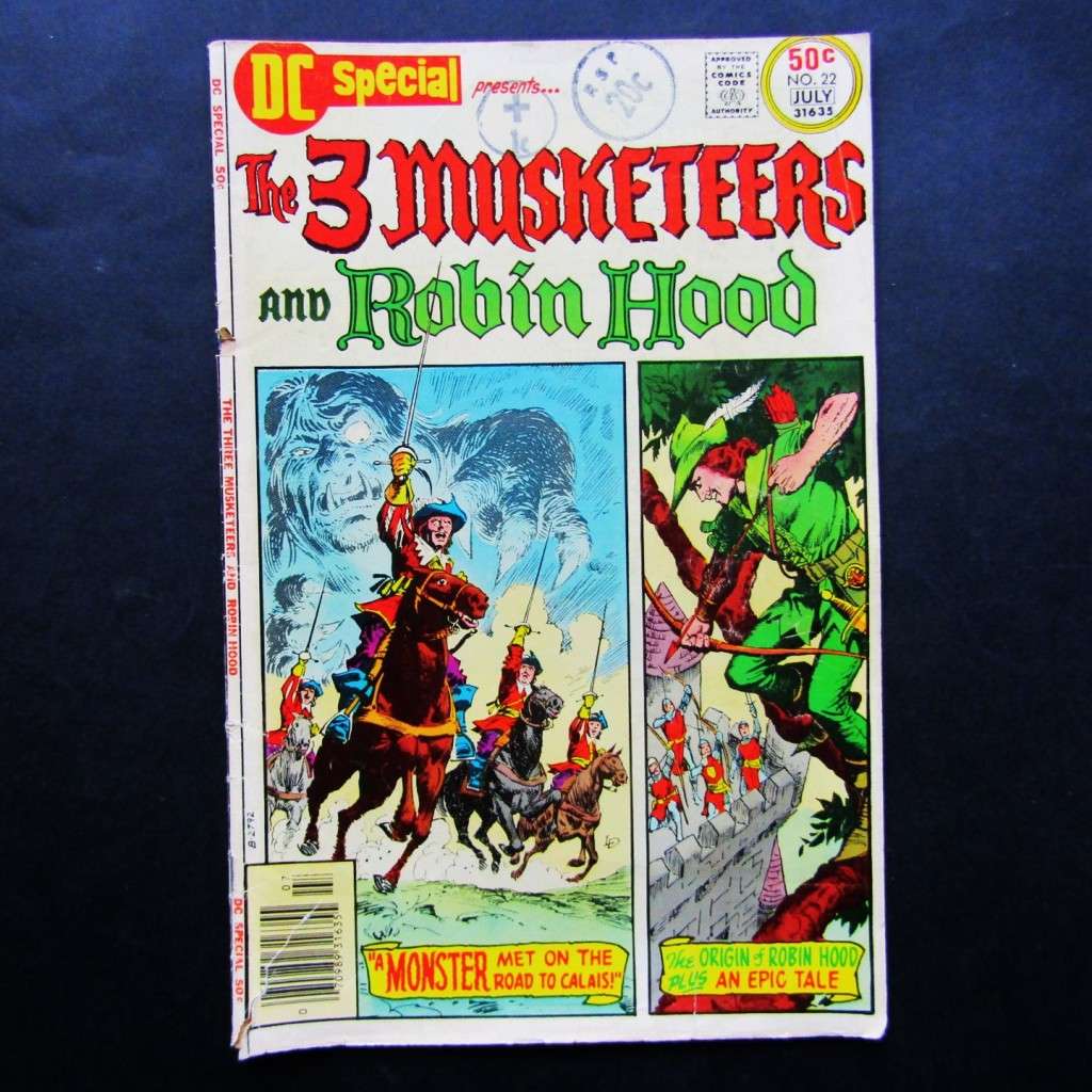The 3 Musketeers and Robin Hood - DC Special #22 Comic (1976)