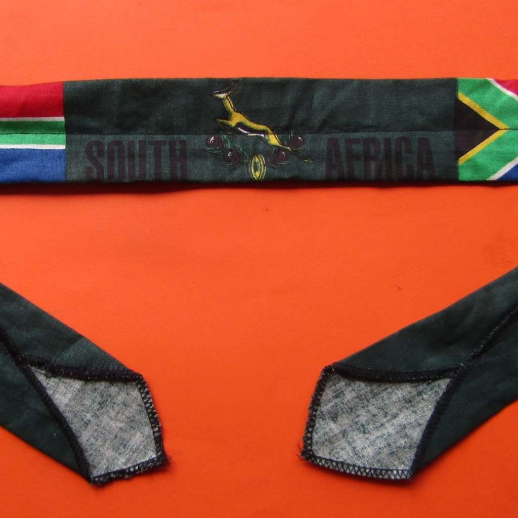 90`s Springbok Rugby Cloth Head Band