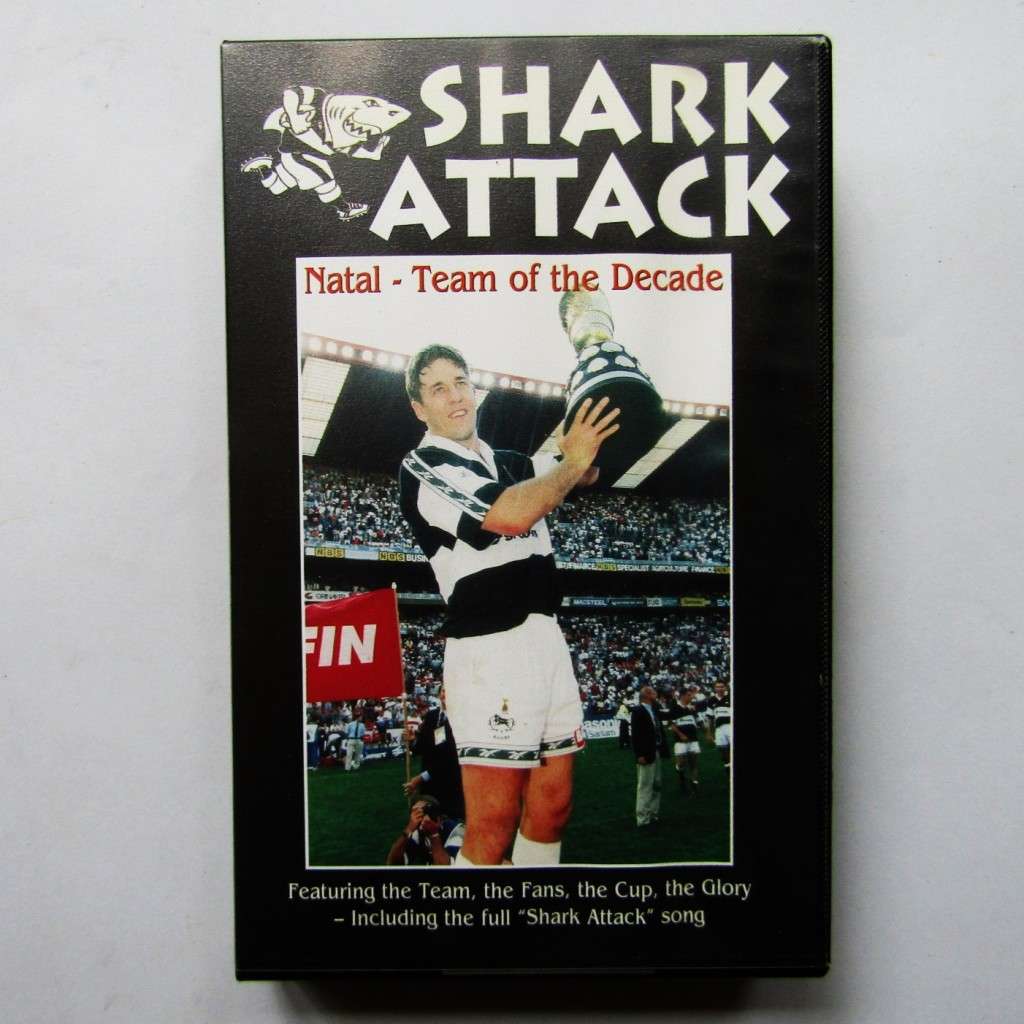 Shark Attack - Natal Rugby VHS Video Tape (1996)