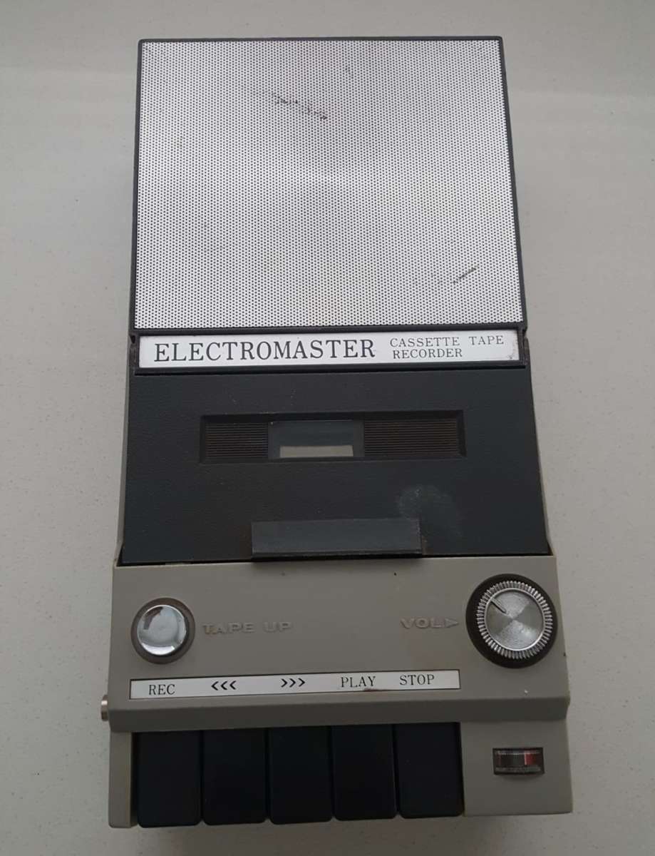 Old Electromaster Cassette Tape Recorder