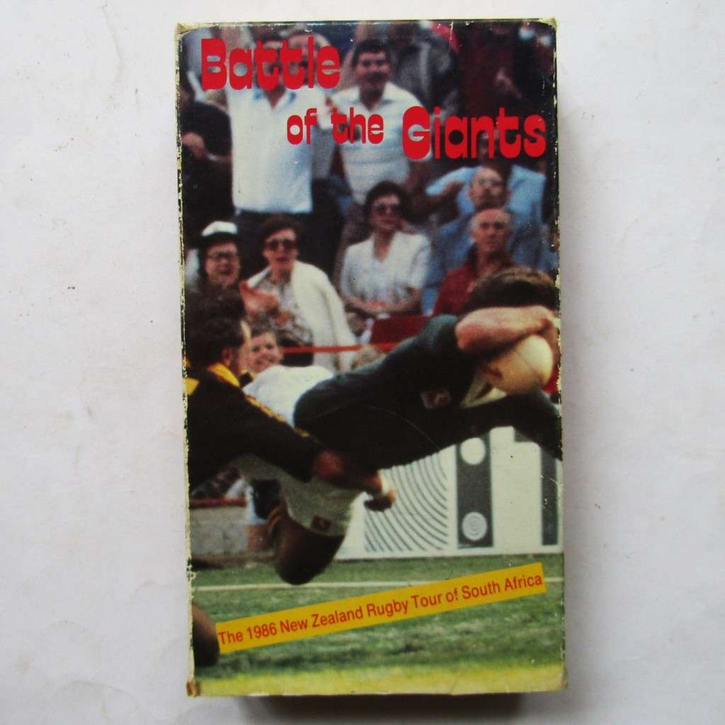 1986 New Zealand Tour to SA - Rugby VHS Video Tape