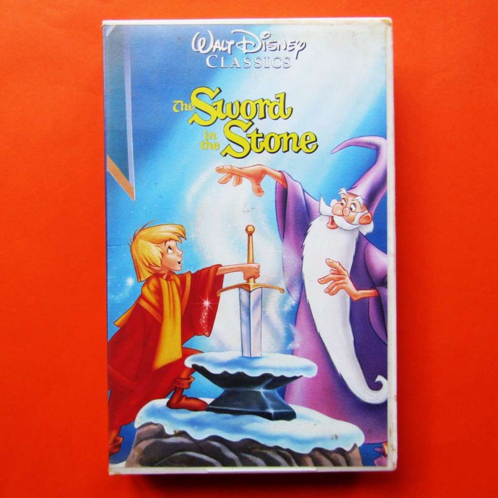 The Sword in the Stone - Walt Disney VHS Video Tape