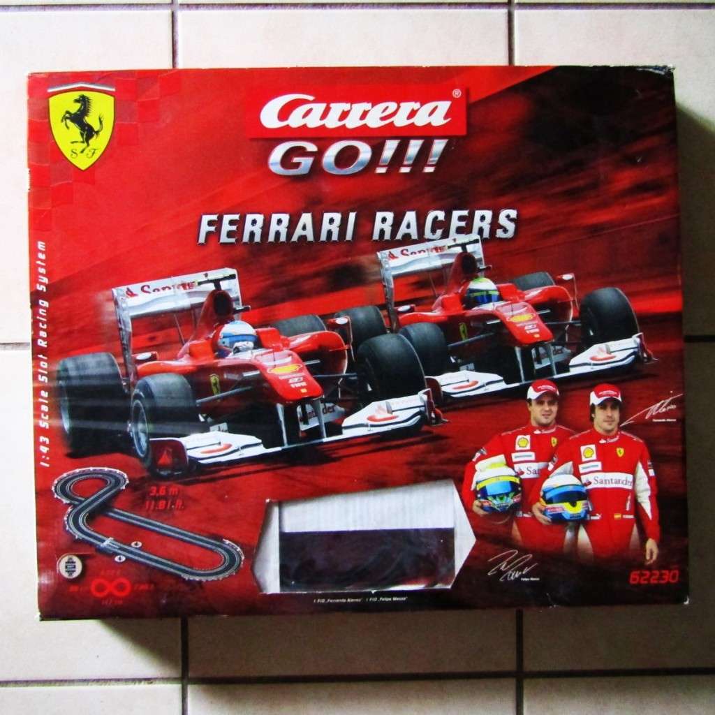 Carrera Go Ferrari Racers Slot Car Set - Without Cars
