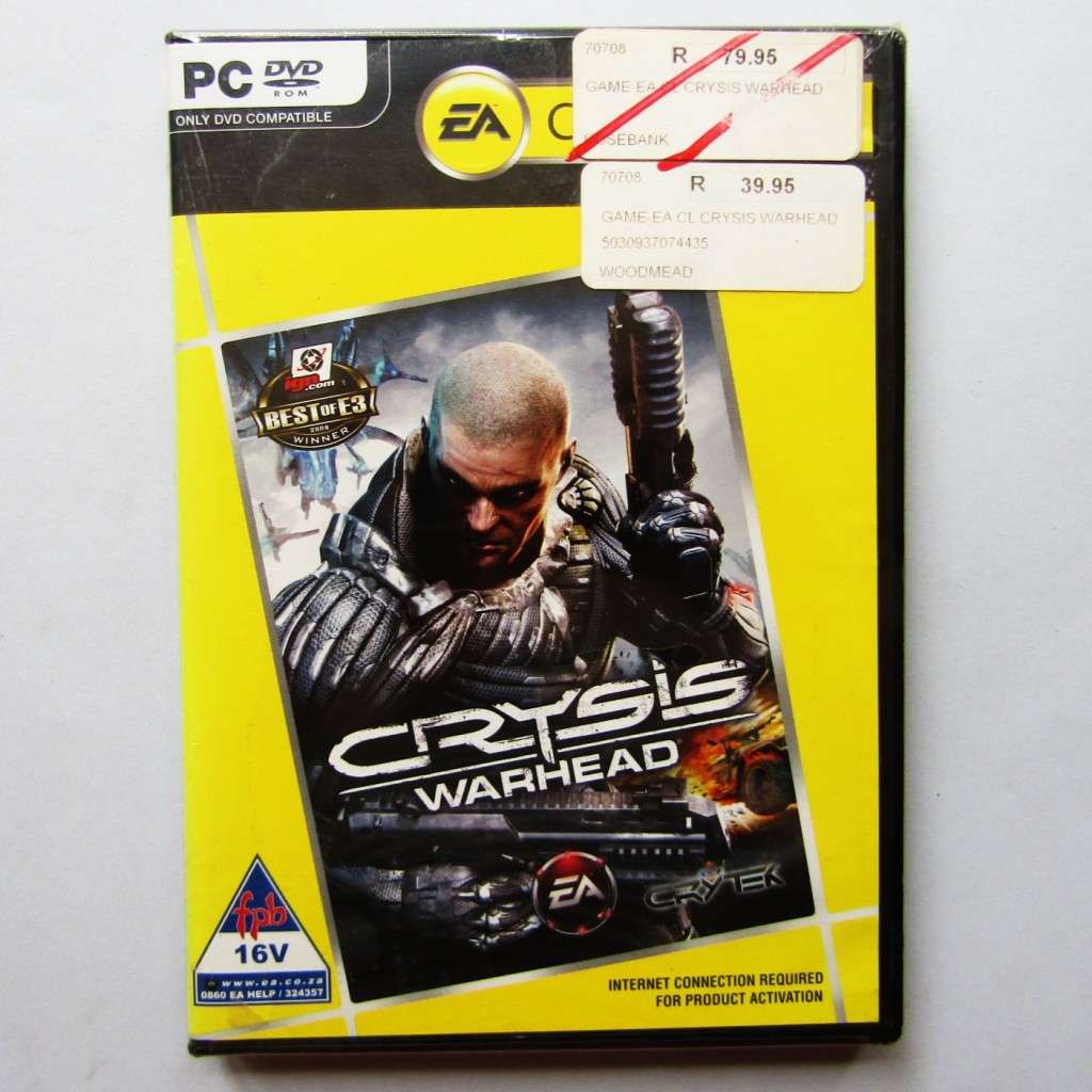 NEW Sealed - Crysis Warhead - PC Game