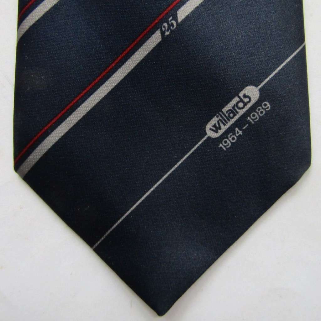 1989 Willards 25 Year Anniversary Neck Tie
