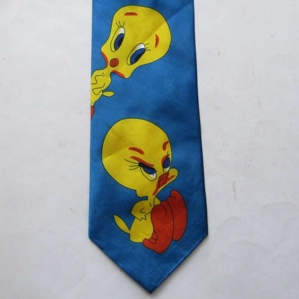 Old Tweety Cartoon Neck Tie
