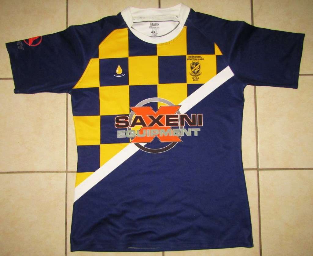 2014 Hoërskool Kempton Park Number 17 Players Rugby Jersey