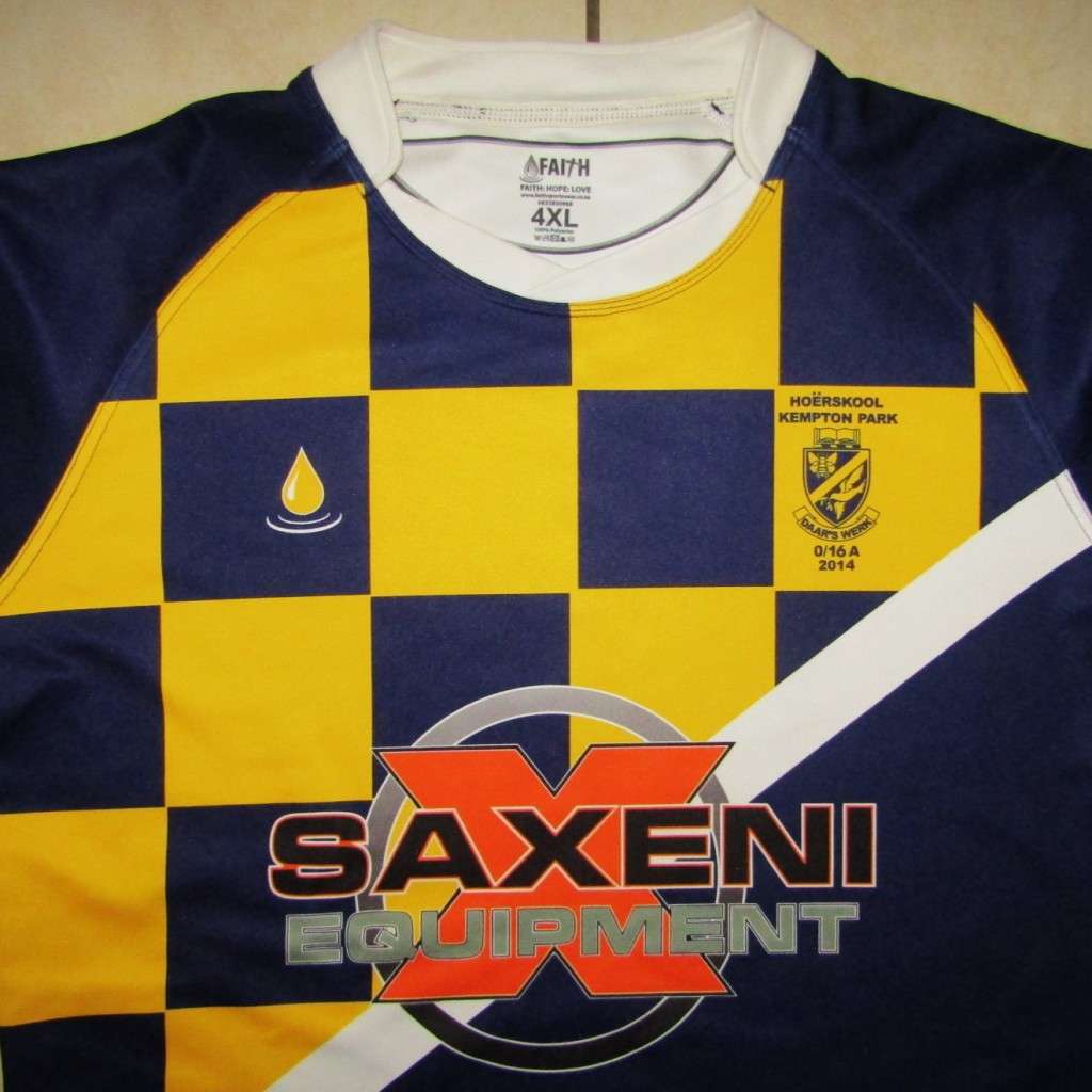 2014 Hoërskool Kempton Park Number 17 Players Rugby Jersey