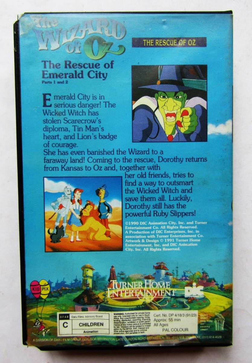 Wizard of Oz - The Rescue of Oz - VHS Video Tape (1991)