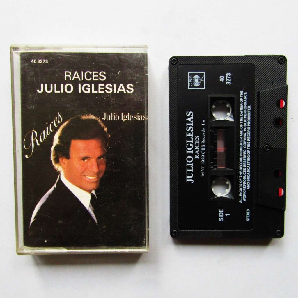 Julio Iglesias - Raices - Cassette Tape (1989)