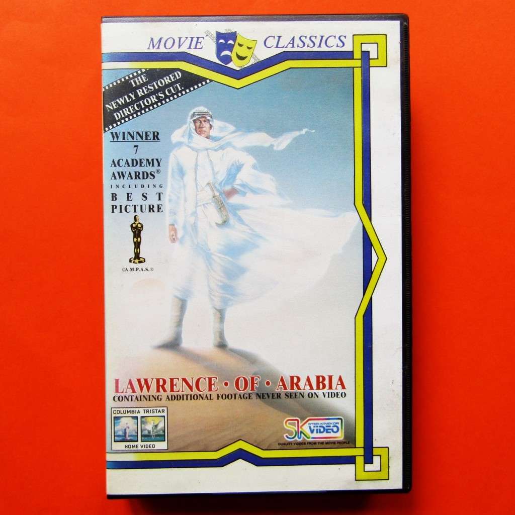 Lawrence of Arabia - Classic Movie VHS Tape (1993)