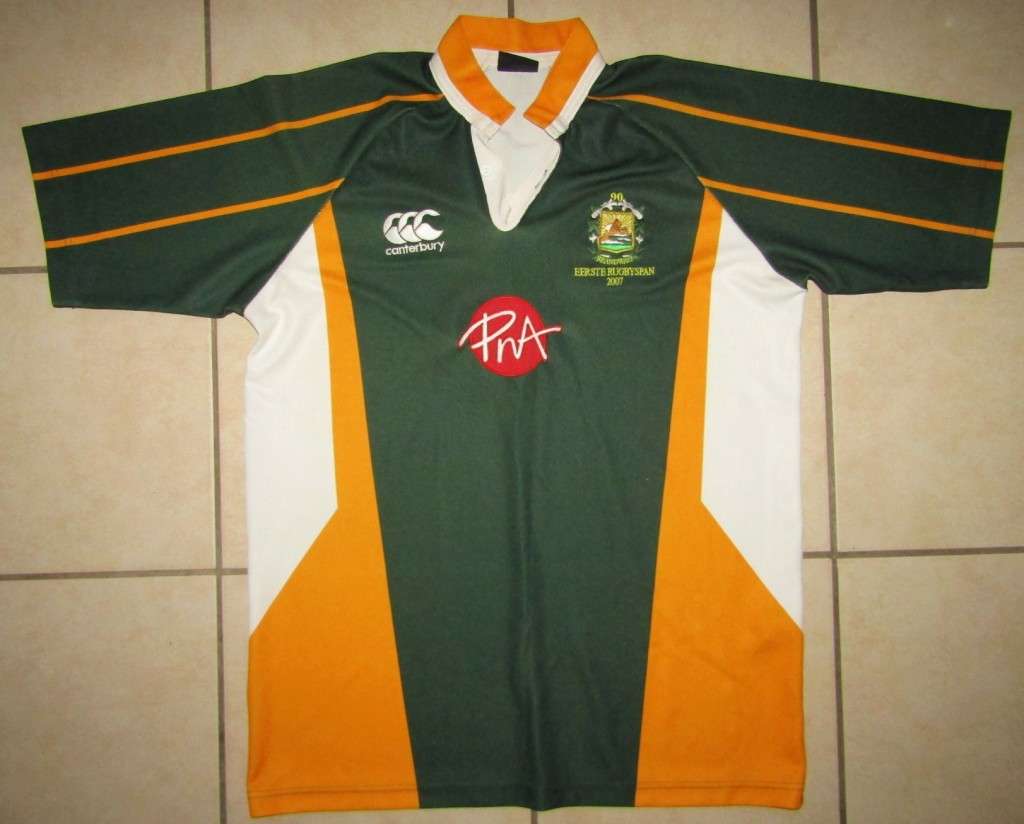 2007 Brandwag Eerste Span Number 3 Players Rugby Jersey