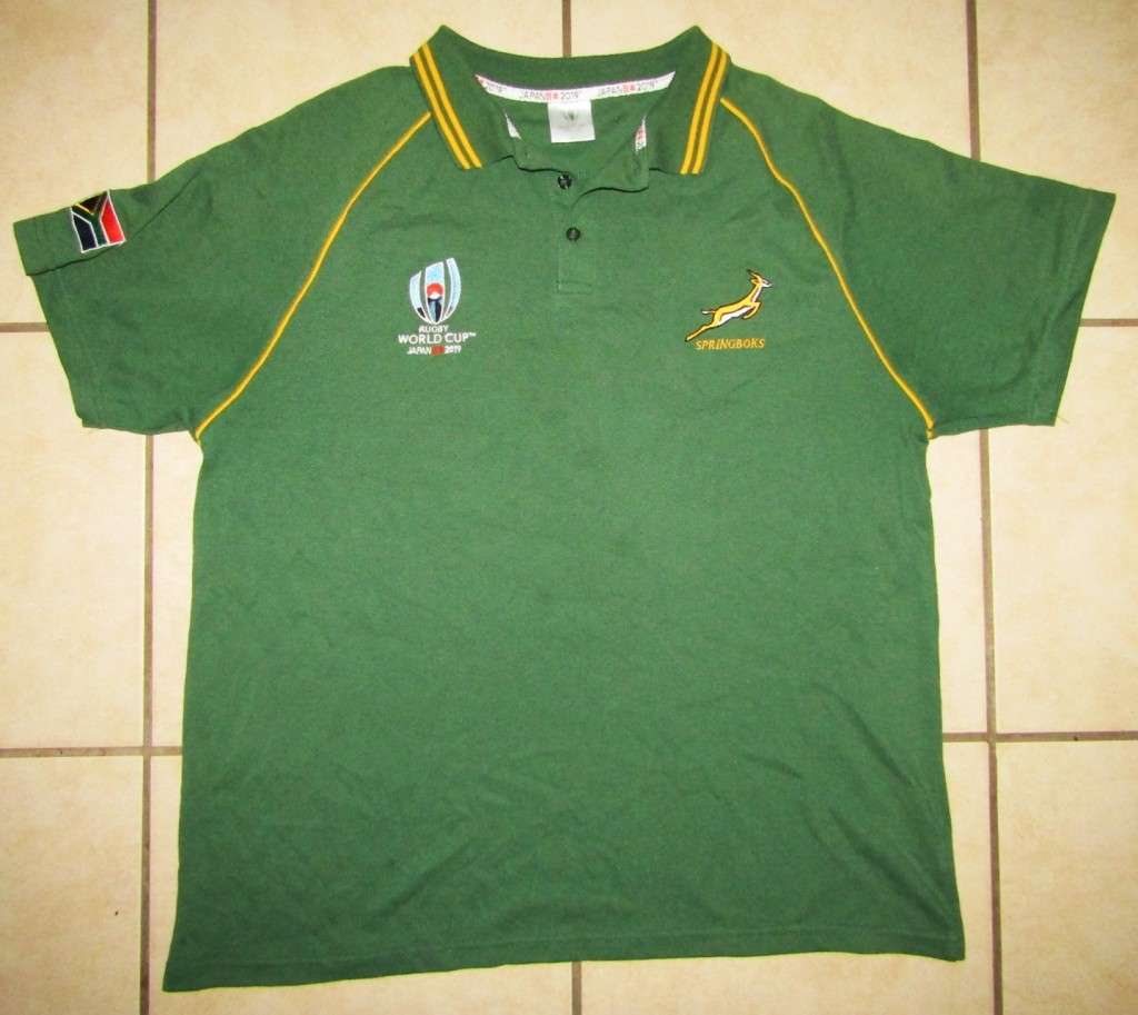 2019 World Cup Springbok Rugby Shirt - XL Size