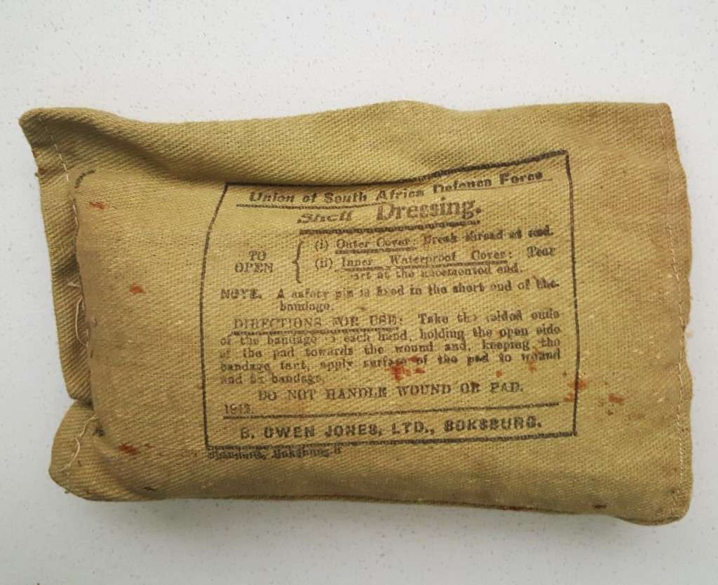 WW2 Union of SA Defence Force Shell Dresssing