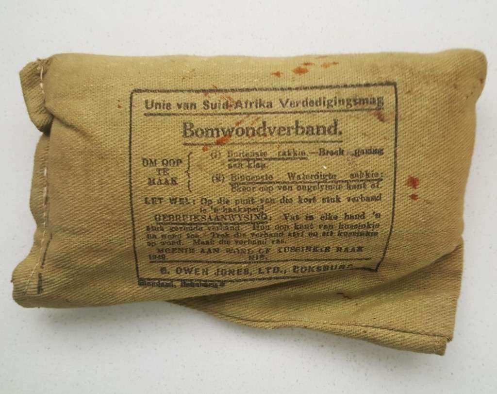 WW2 Union of SA Defence Force Shell Dresssing