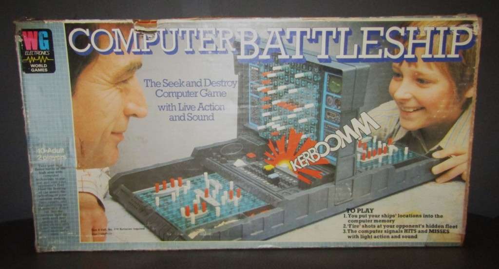 Vintage Computer Battleship Game in Original Box