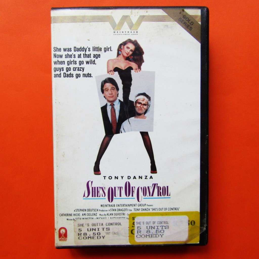 She`s Out of Control - Tony Danza - Movie VHS Tape (1990)