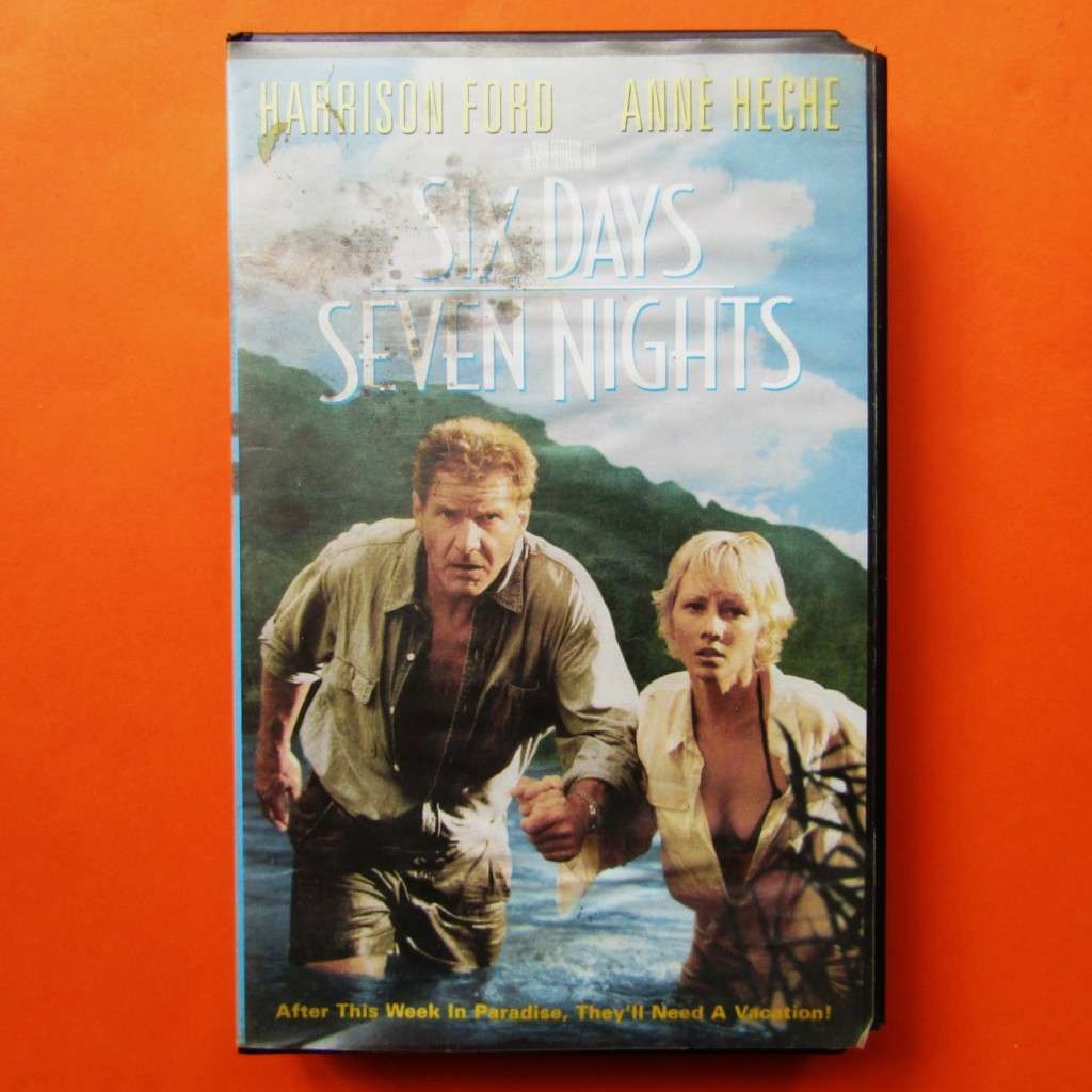 Six Days, Seven Nights - Harrison Ford - Movie VHS Tape (1998)