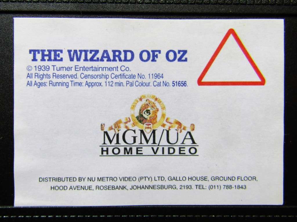 The Wizard of Oz - Movie VHS Tape (1994)
