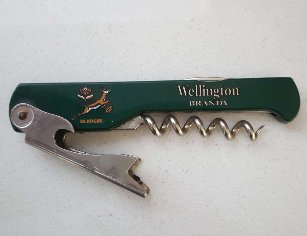 Old Wellington Brandy Springbok Rugby Bottle Opener