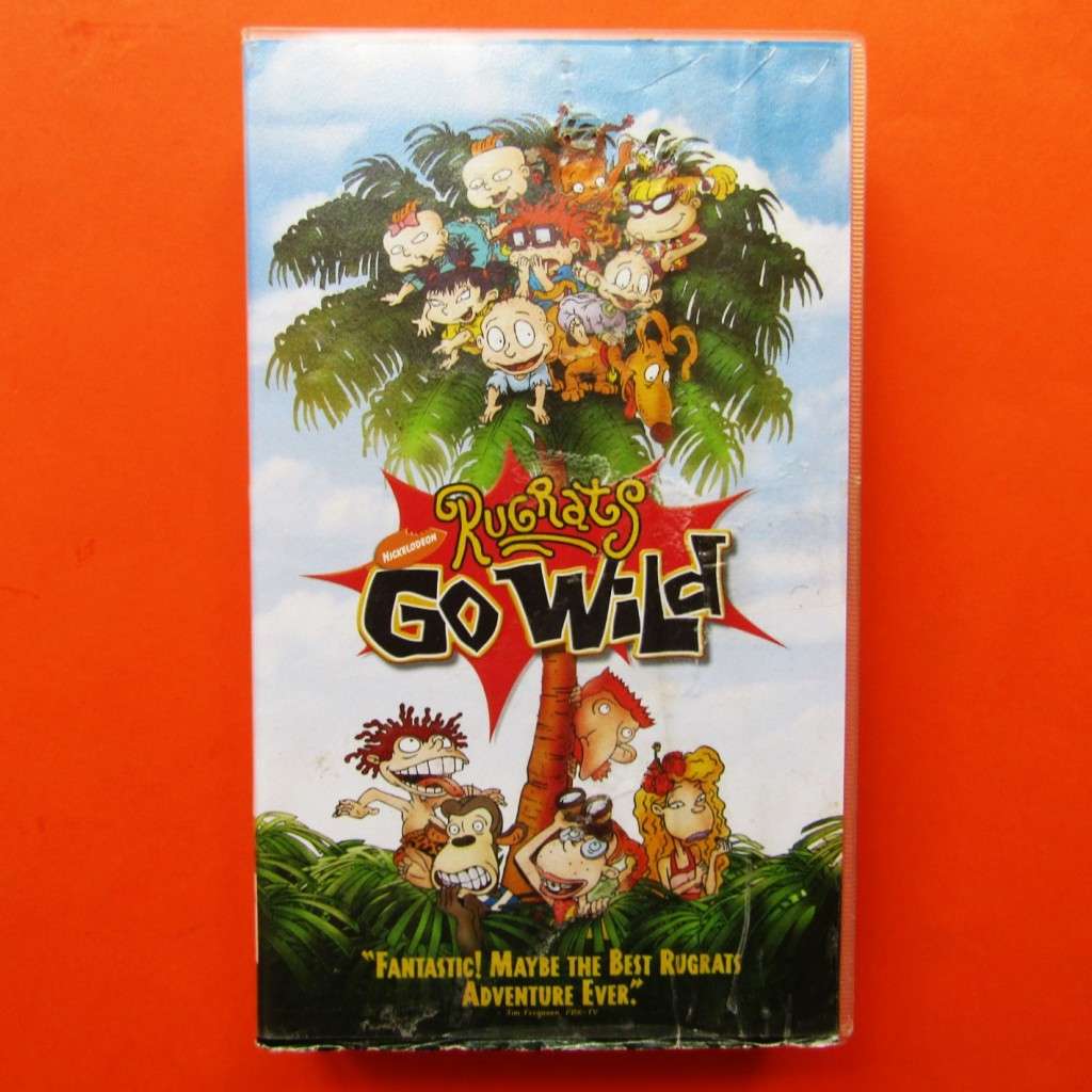 Rugrats Go Wild - Movie VHS Tape (2003)