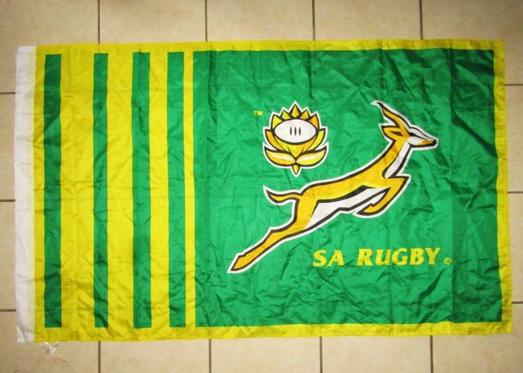 Large Springbok Rugby Flag