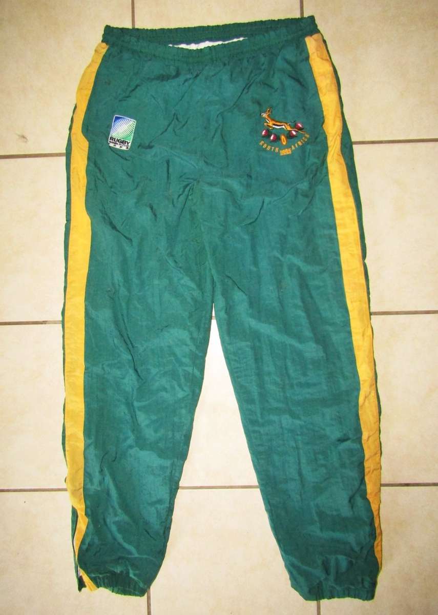 1995 World Cup Springbok Rugby Tracksuit Pants
