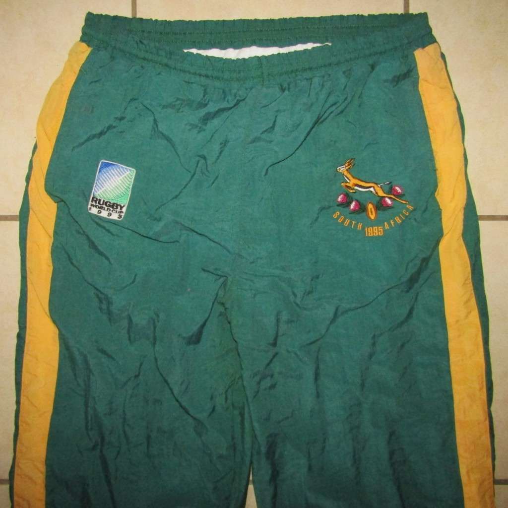 1995 World Cup Springbok Rugby Tracksuit Pants