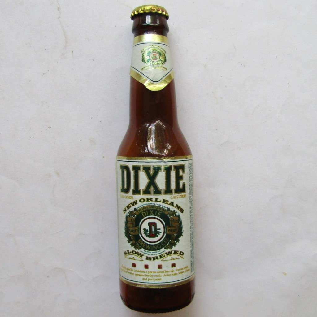 Old New Orleans Dixie 355ml Beer Bottle with Cap