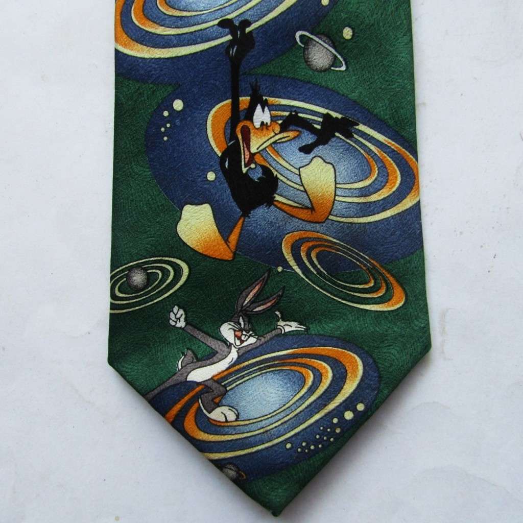 1999 Looney Tunes Cartoon Neck Tie