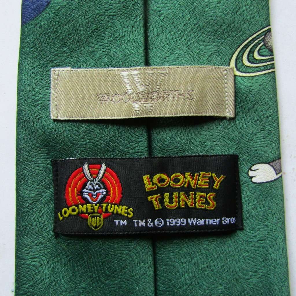 1999 Looney Tunes Cartoon Neck Tie