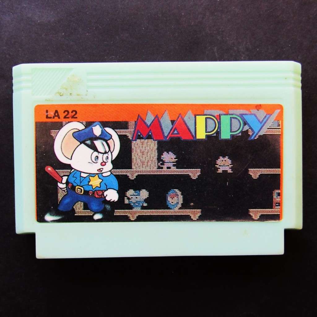Old Mappy - 8 Bit TV Game Cartridge