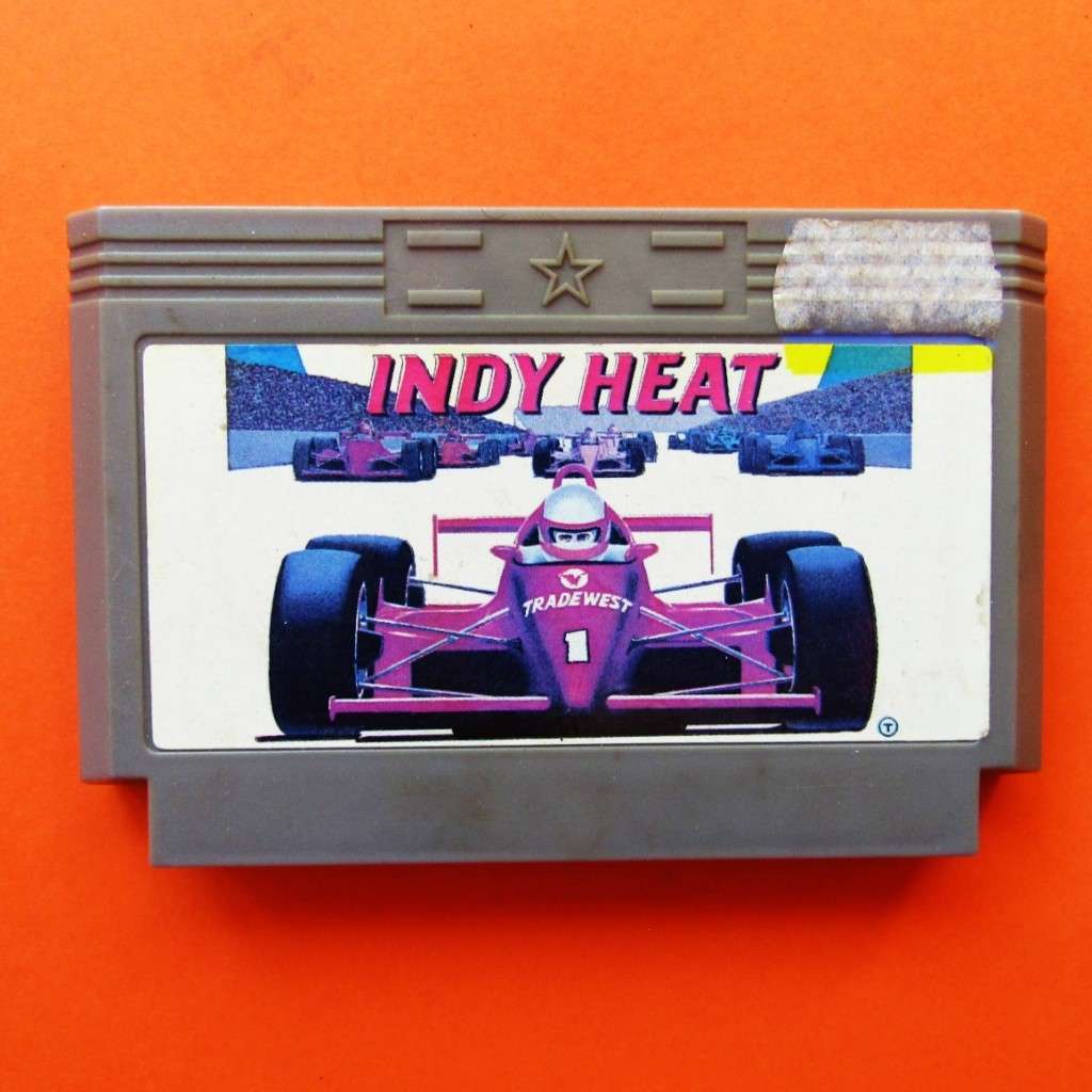 Old Indy Heat - 8 Bit TV Game Cartridge