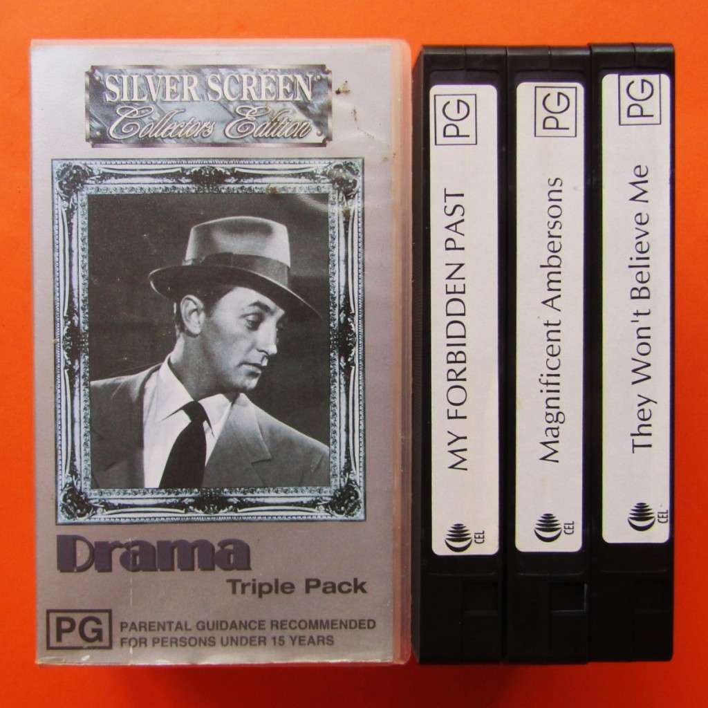 Silver Screen Collectors Edition - Drama VHS Tape Triple Pack