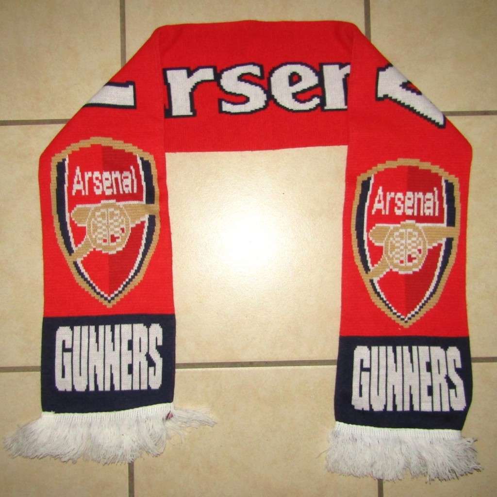 Old Arsenal Football Club Banner Scarf