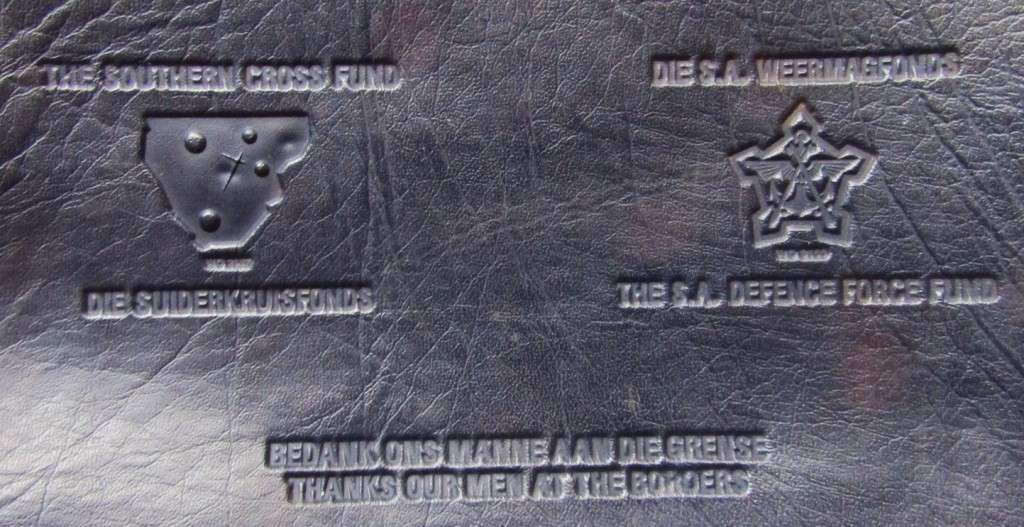 SADF Border War Southern Cross Fund Blue Satchel Case