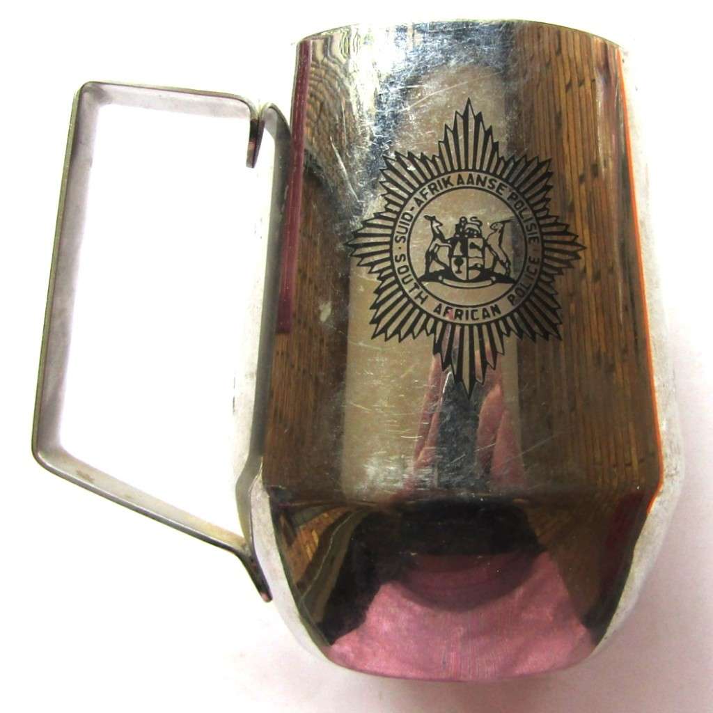 Old SA Police Stainless Steel Beer Mug