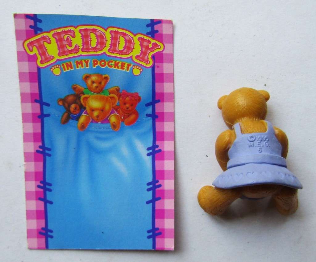 1995 Emily Teddy in My Pocket Figure with Card