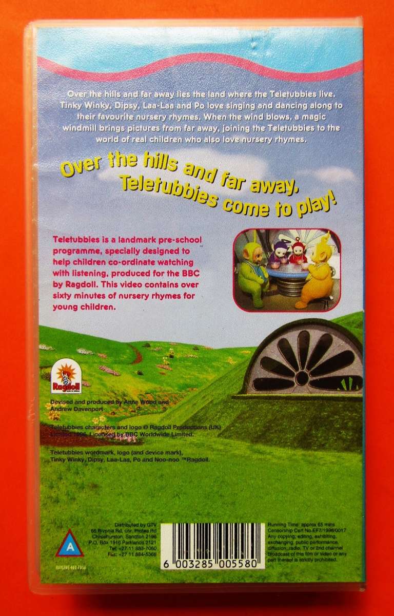 Teletubbies - Nursery Rhymes - VHS Video Tape (1996)