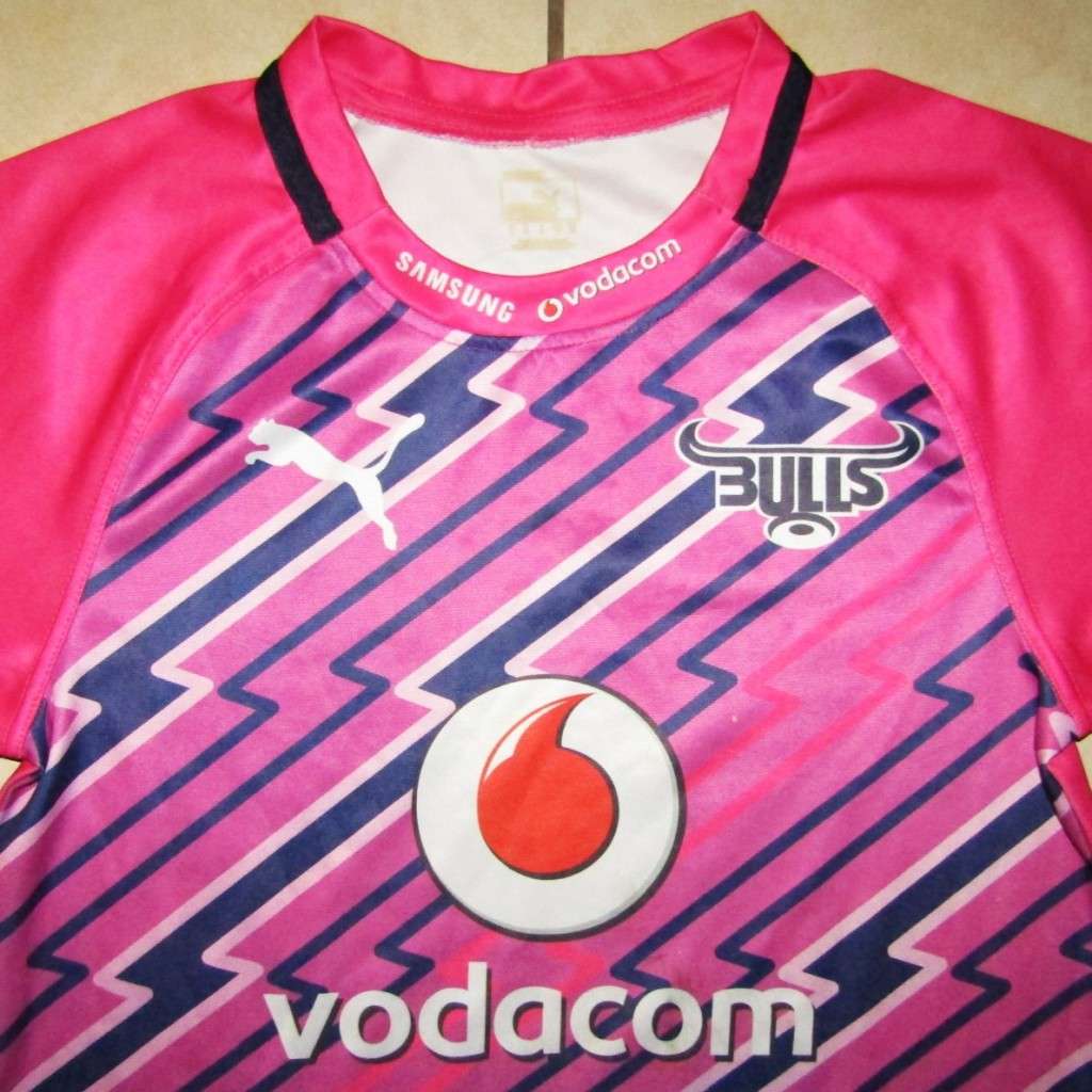 Old Bulls Pink Super Rugby Jersey - Medium Size