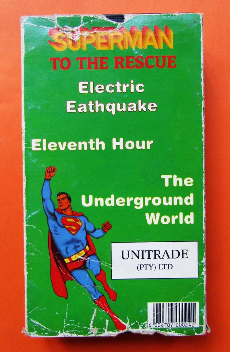 Superman to the Rescue - Cartoon VHS Video Tape