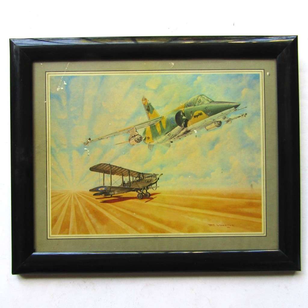 1980 SAAF Aircraft Framed Image