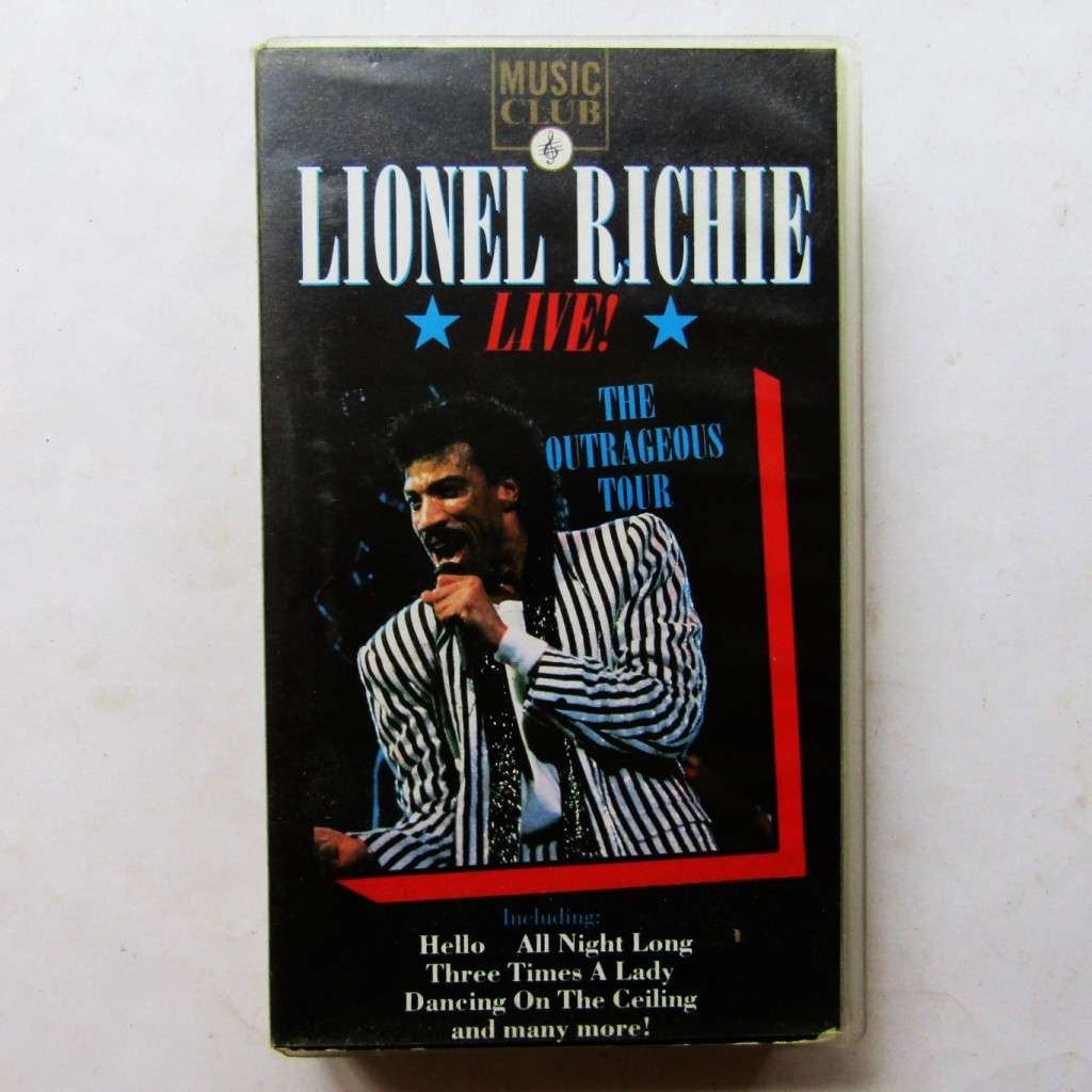 Lionel Richie Live! - VHS Video Tape (1989)