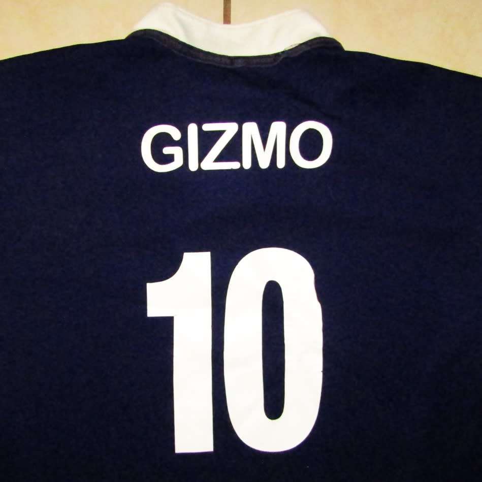 2007 Gizmo Number 10 Players Rugby Jersey