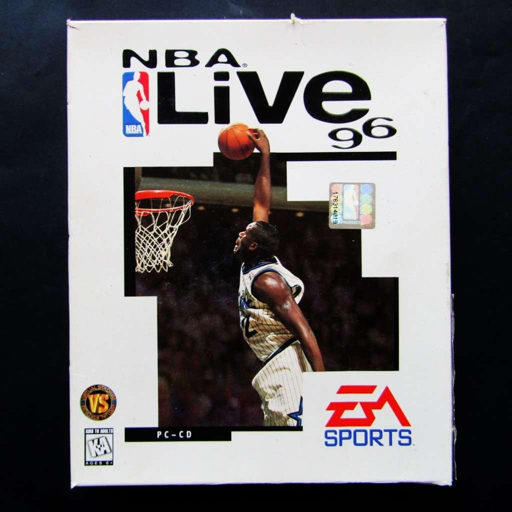 Empty Big Box for an NBA Live 96 PC Game