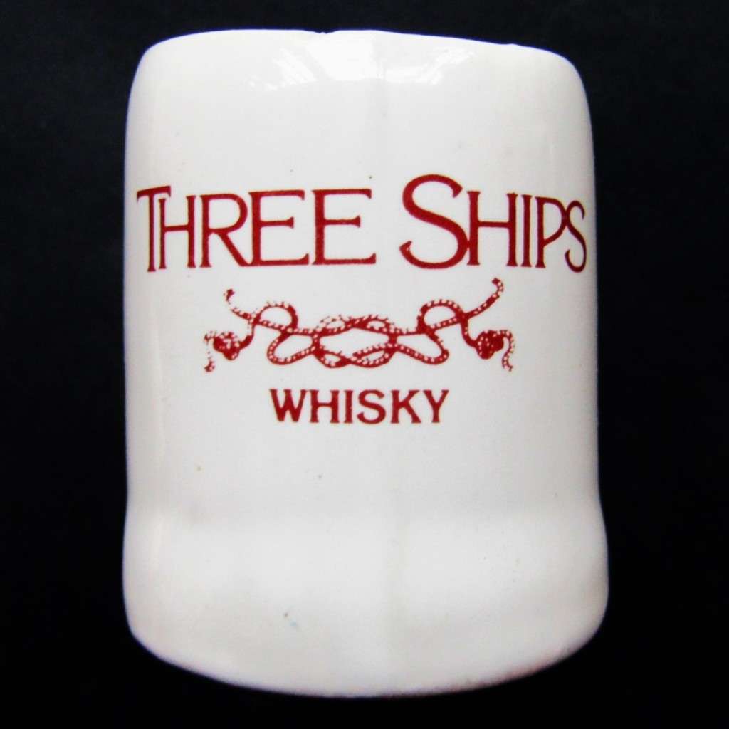 Old Three Ships Whisky Tot Measure