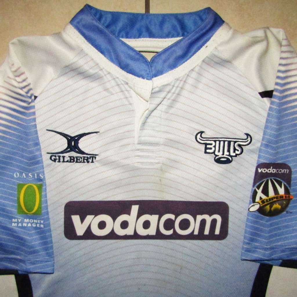 Old Bulls White Super 14 Rugby Jersey - XL Size