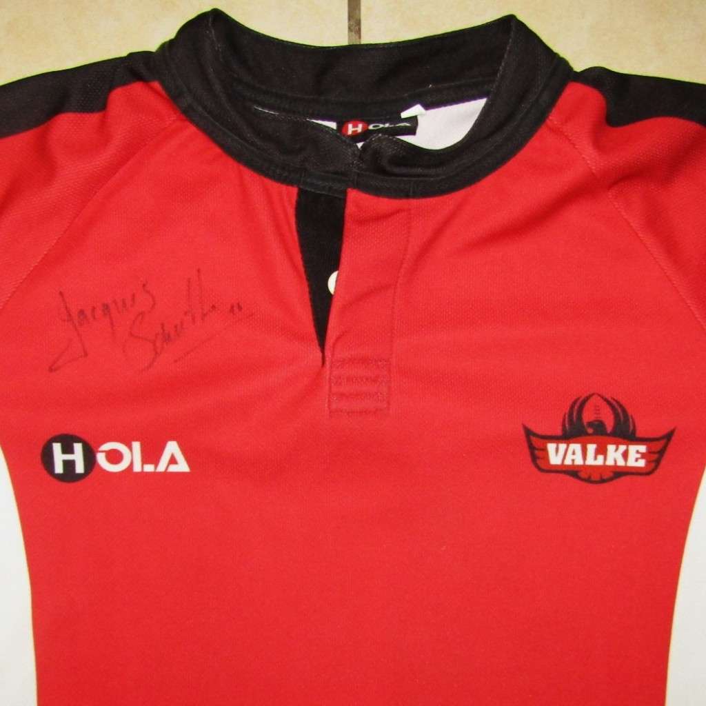 Old Signed Valke Number 34 Rugby Jersey