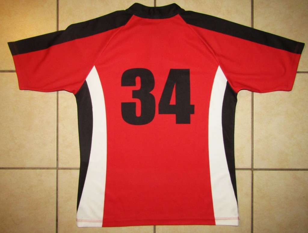 Old Signed Valke Number 34 Rugby Jersey