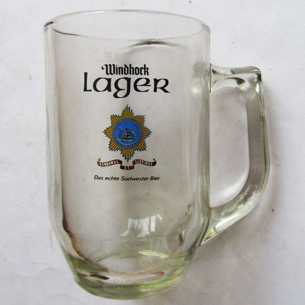 Old Windhoek Lager SA Police Beer Mug